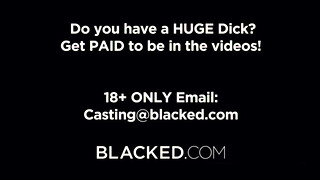 Blacked - Lina Luxa alaposan hátsó bejáratba kefélve