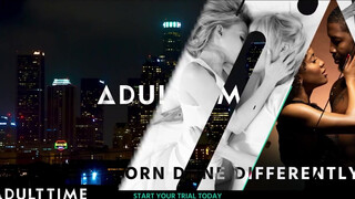 Adult Time - Szőrös muffos fiatal kisasszony lovagol