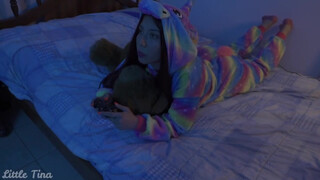 Gamer brazil lány popsiba dugva