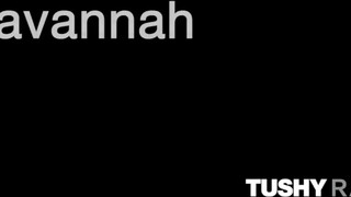 TUSHYRAW - Savannah Bond segglyukába barna pélót tolnak
