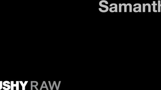 TUSHYRAW - Samantha a fullos méretes tőgyes picsa