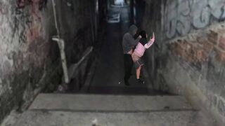 Csoki kurva rendesen megdöngetve a favela domb urával a funk tánc után
