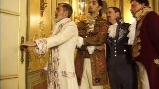 La Maschera di Ferro legelső epizód retro pornó Chris Charming méretes farkával és pici keblű hölgyemény análjával